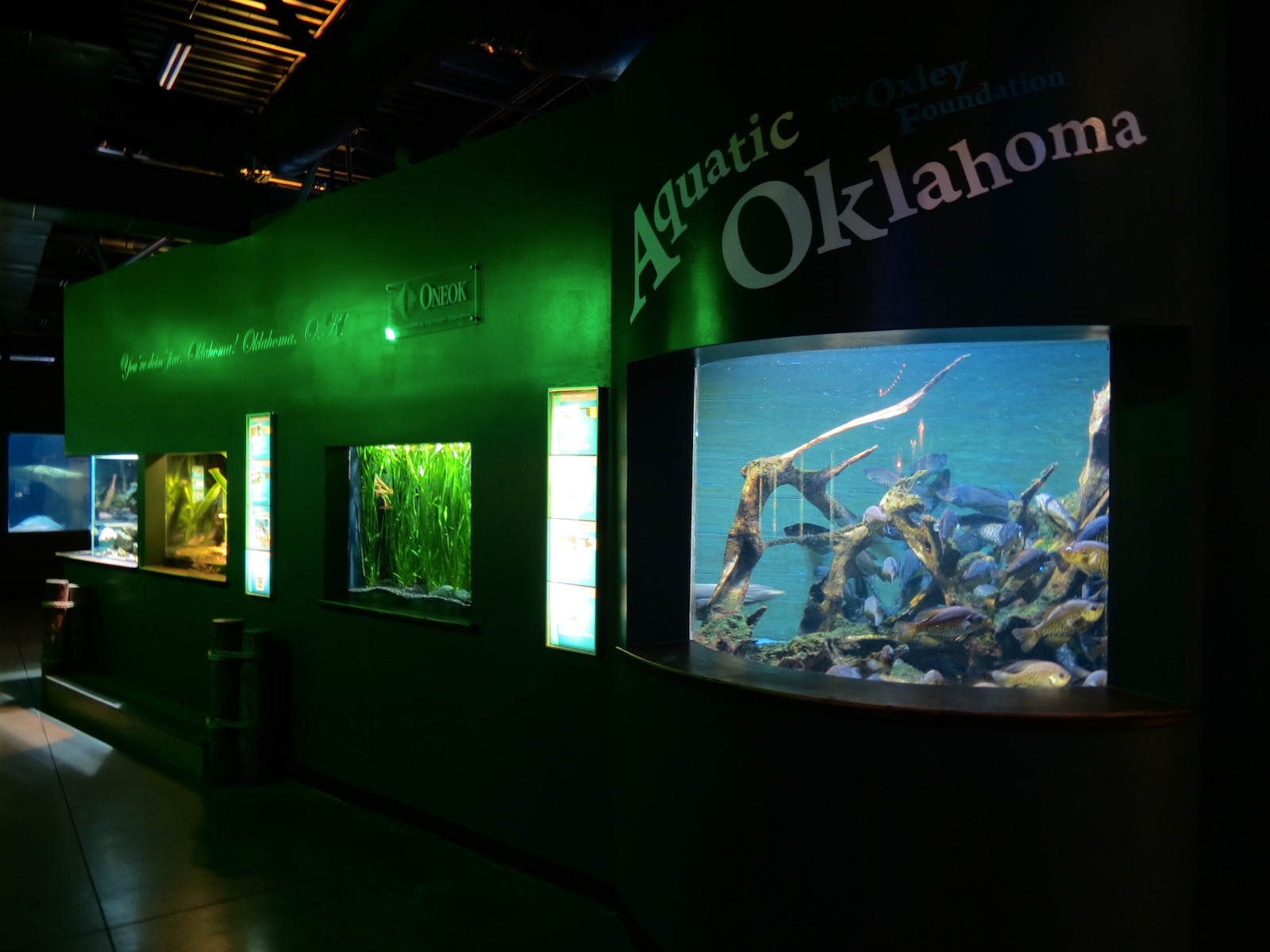 Aquatic Oklahoma - Exhibits