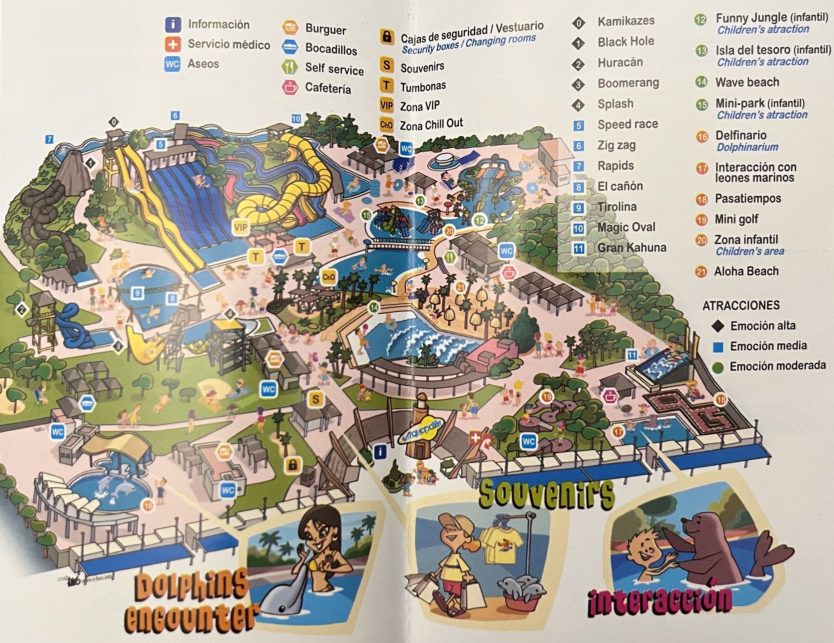 Aquopolis Park Map - undated