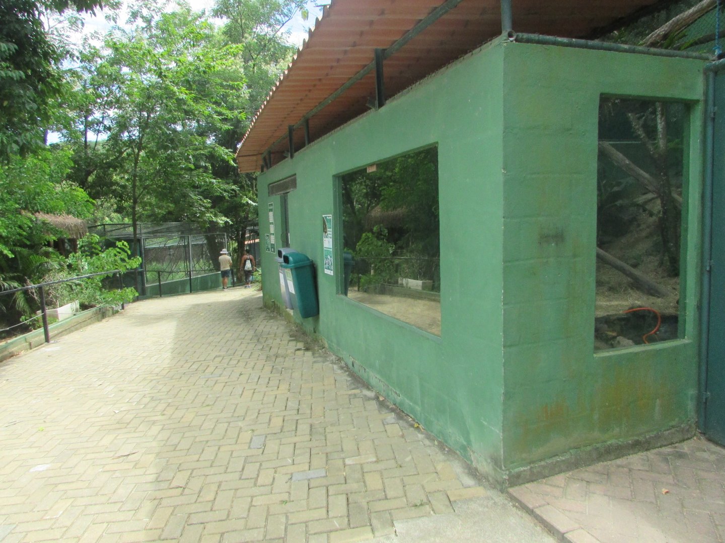 Arca do Noah - Crab-eating raccon and Southern tiger cat enclosures