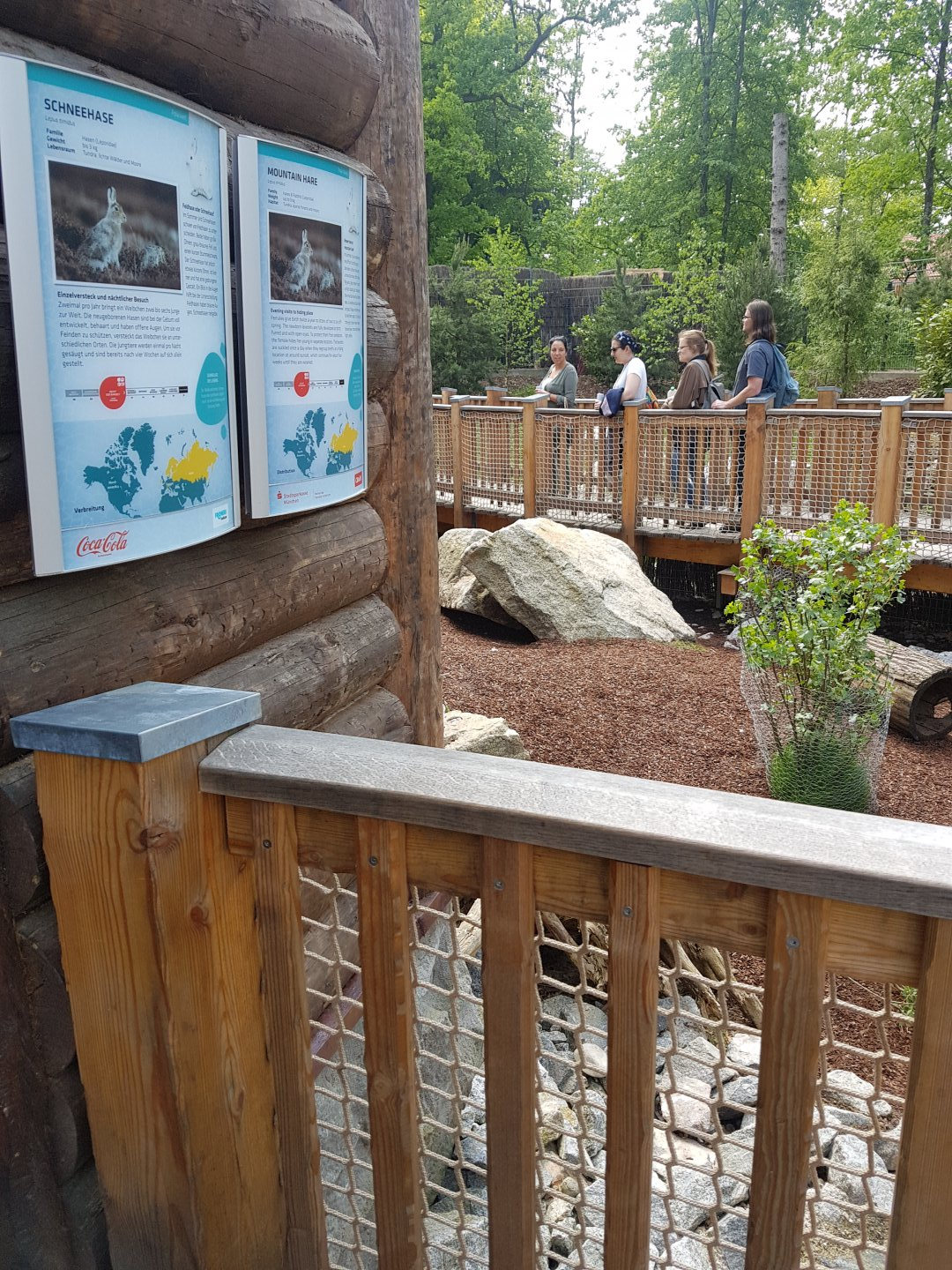 Arctic Hare Signage in Polar World