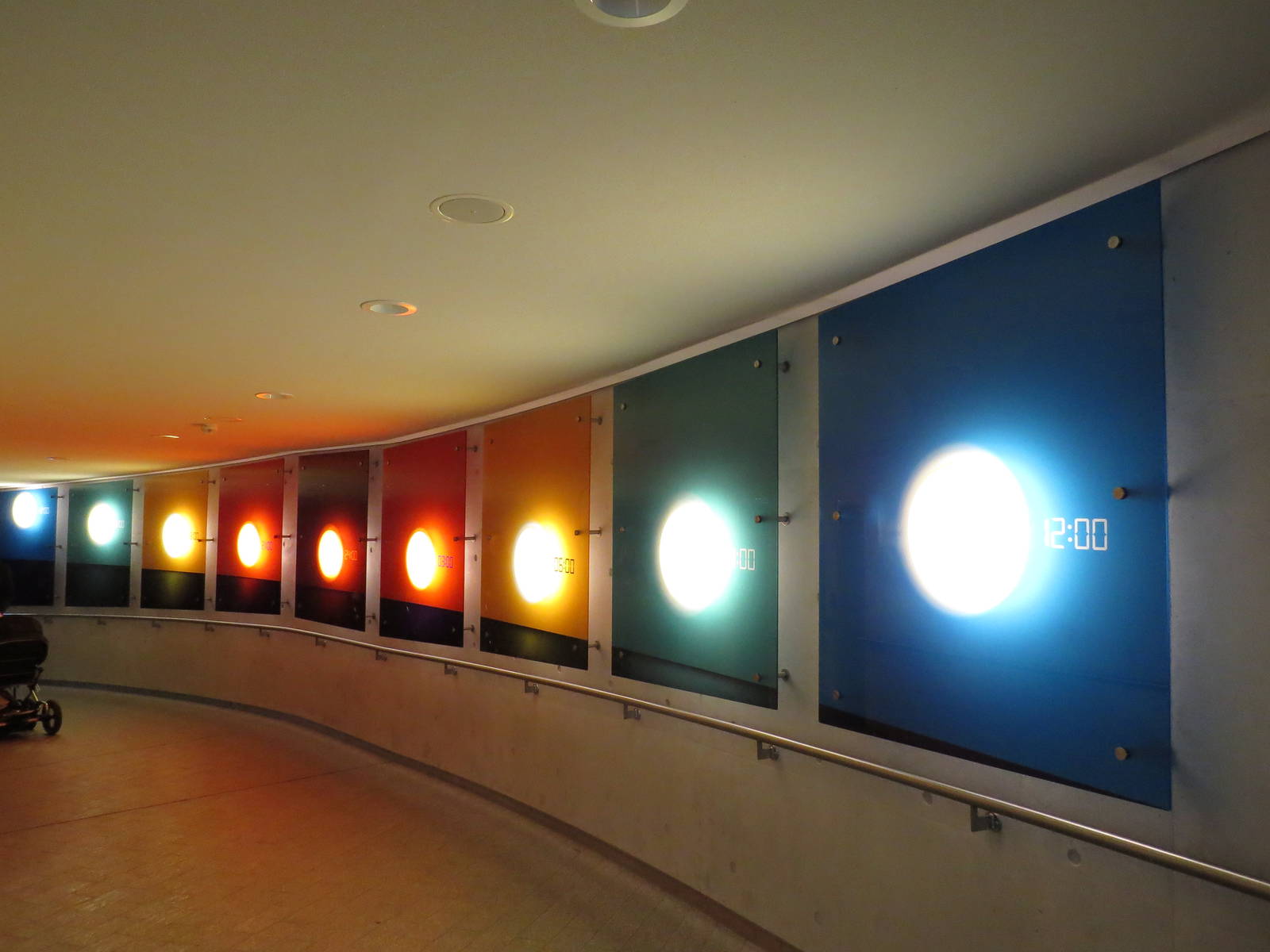 Arctic ring - the sun in summer, June 2015.