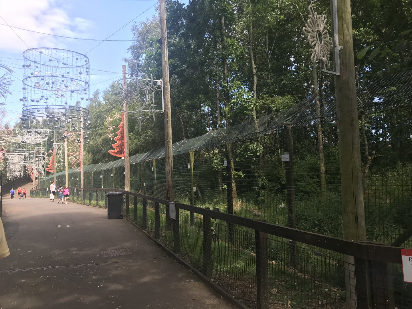 Arctic wolf enclosure