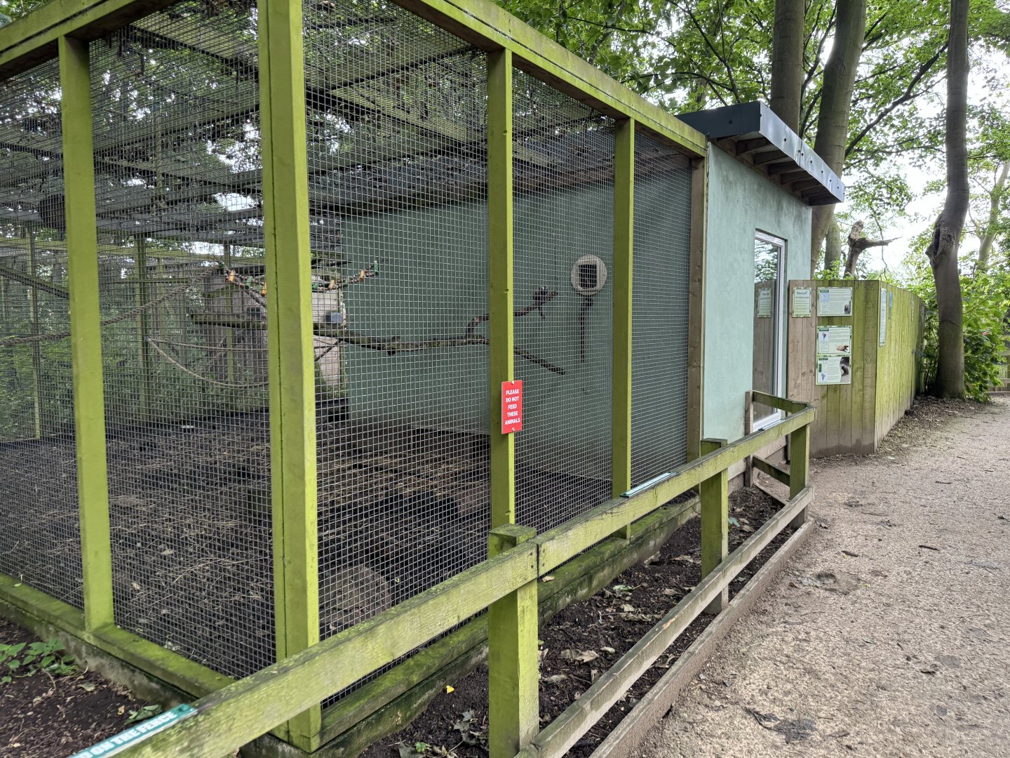 Armadillo / Marmoset Enclosure at Bridlington Animal Park (July 2024)