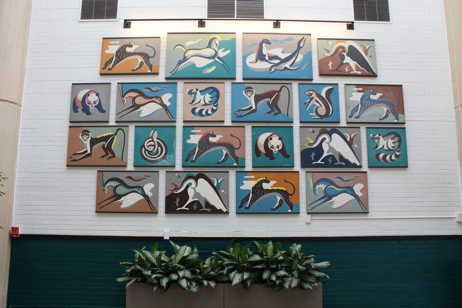 Artwork in Discovery Center