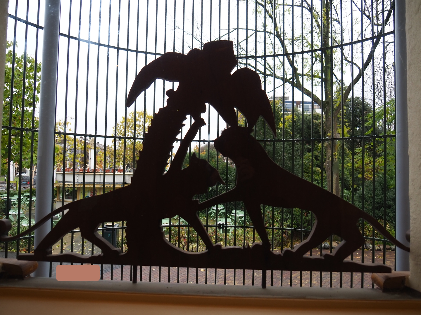 Artwork in historical cage (Nov 10th, 2018)