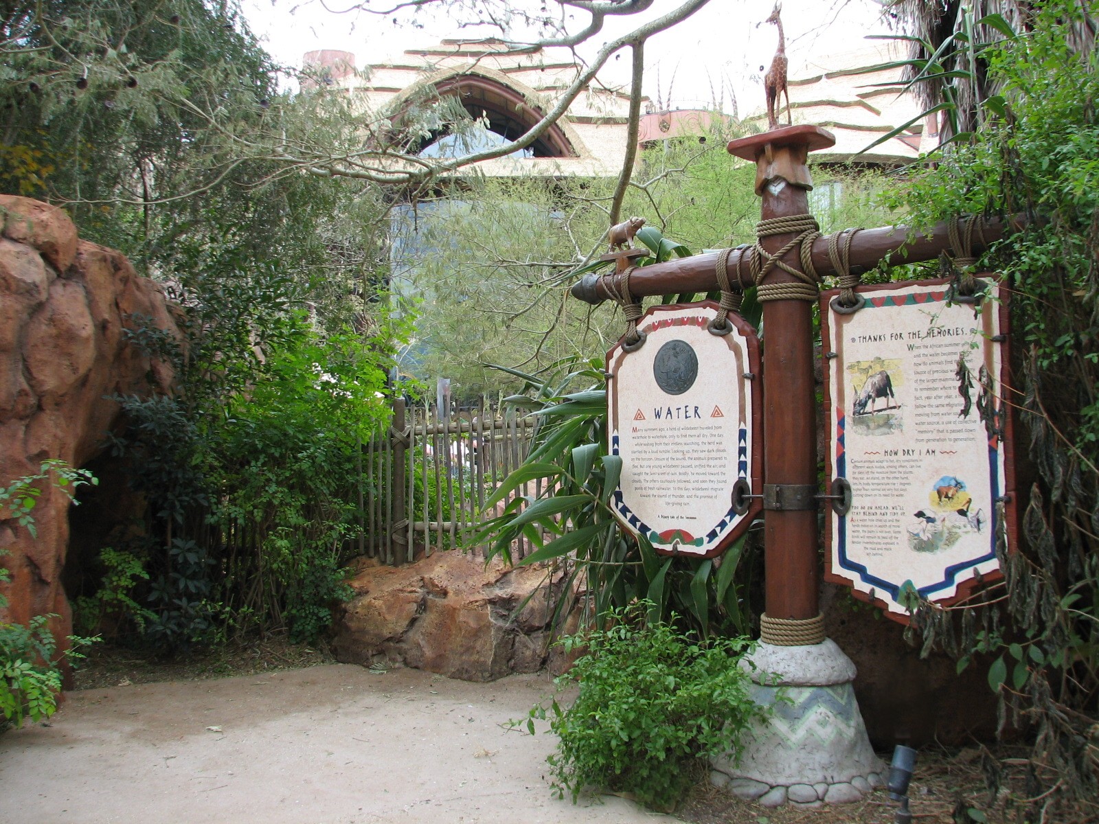 Arusha Rock Savanna Overlook - Interpretive Graphic