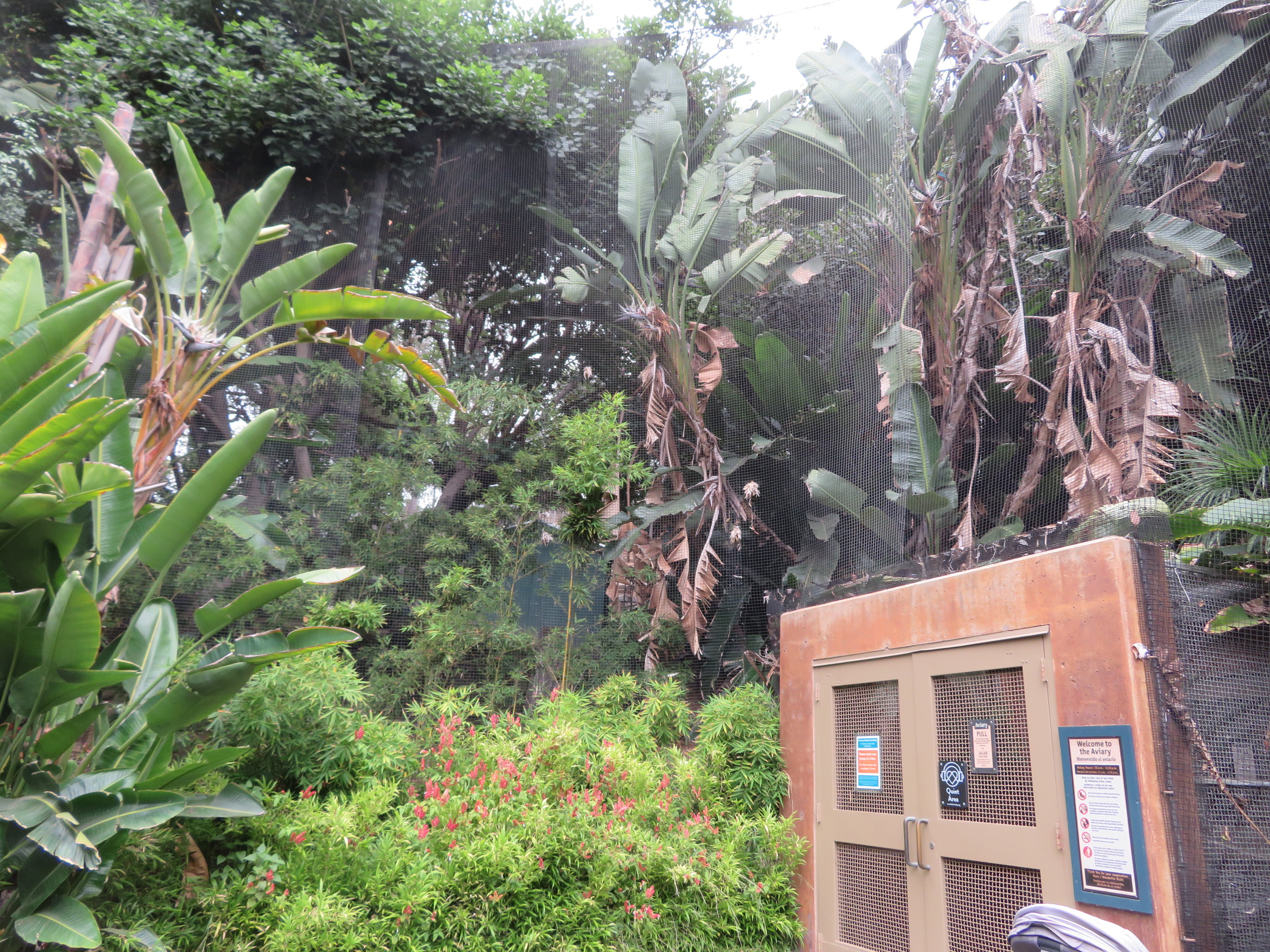 Asia/Australia Aviary Entrance