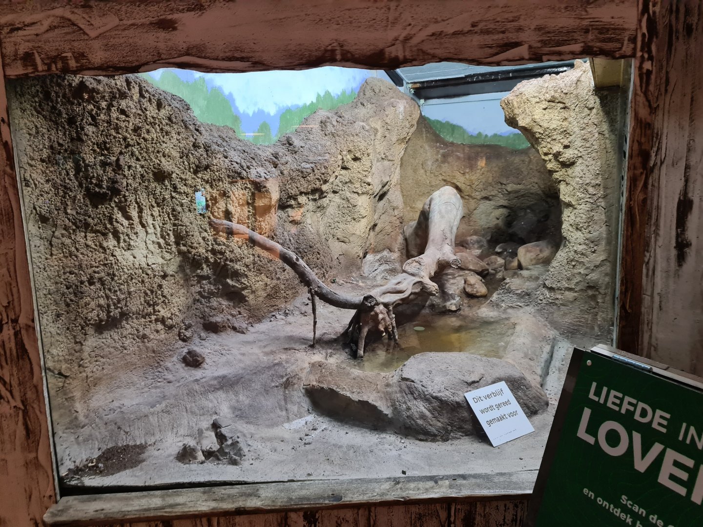 Asia - Empty exhibit in Rumah Asia