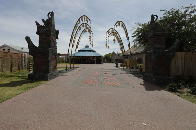 Asia Entrance and carousel