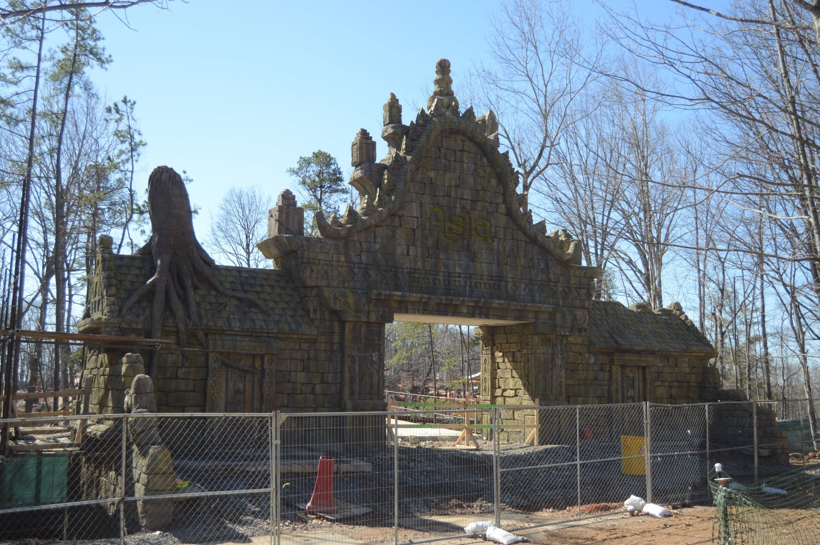 Asia - Entrance to the Asia Exhibit Complex (Under Construction)
