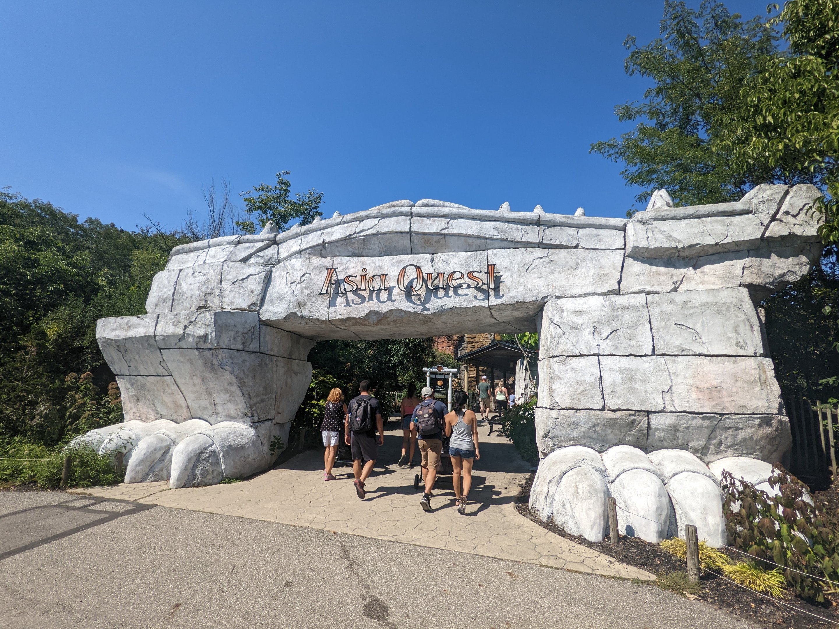 Asia Quest - entrance sign