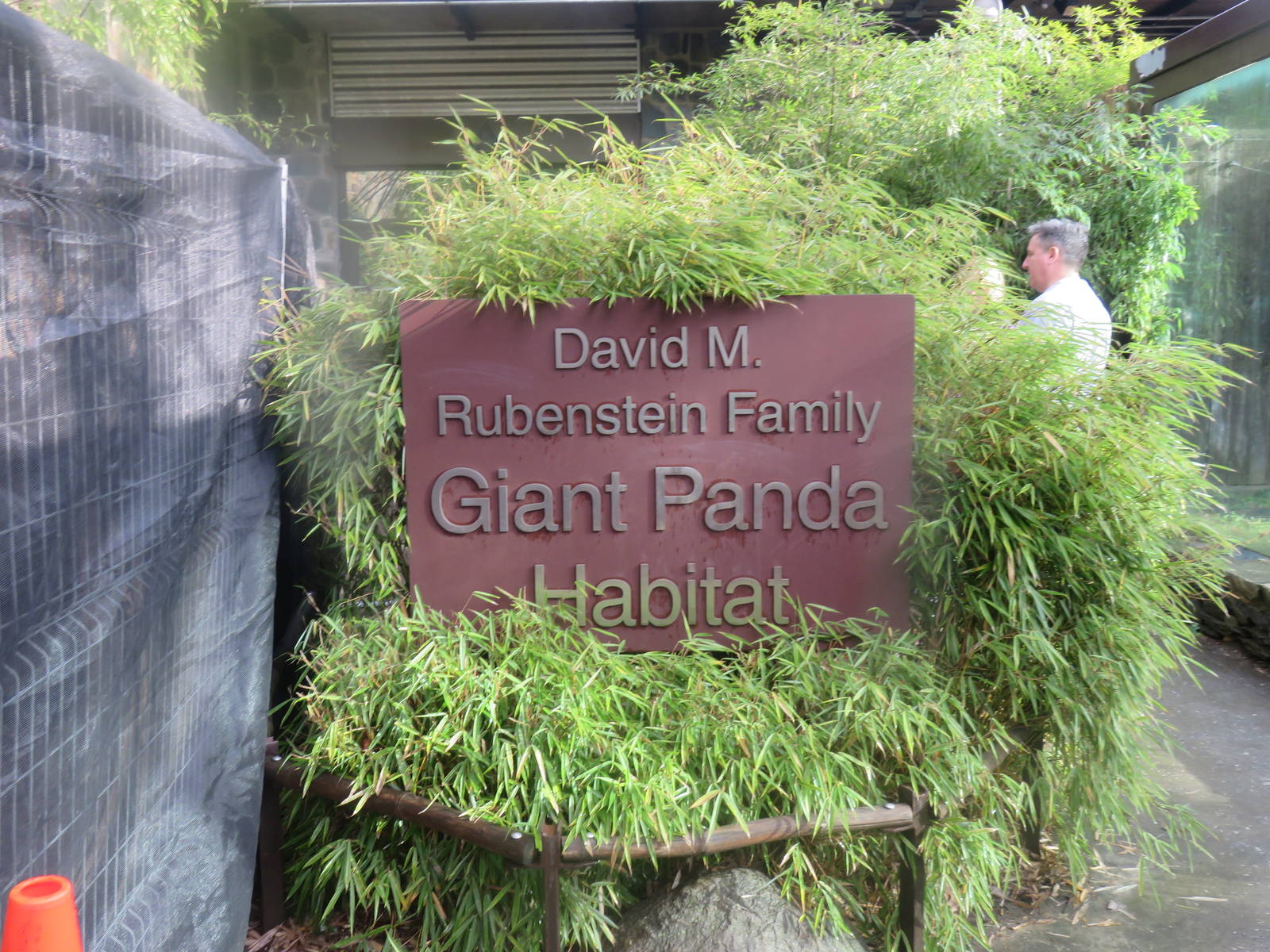 Asia Trail - Getting ready to enter the panda house!