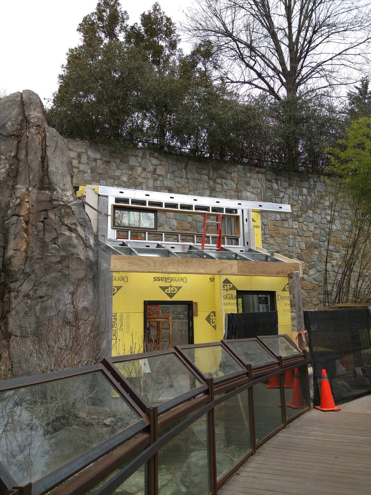 Asia Trail - Red Panda exhibit construction.