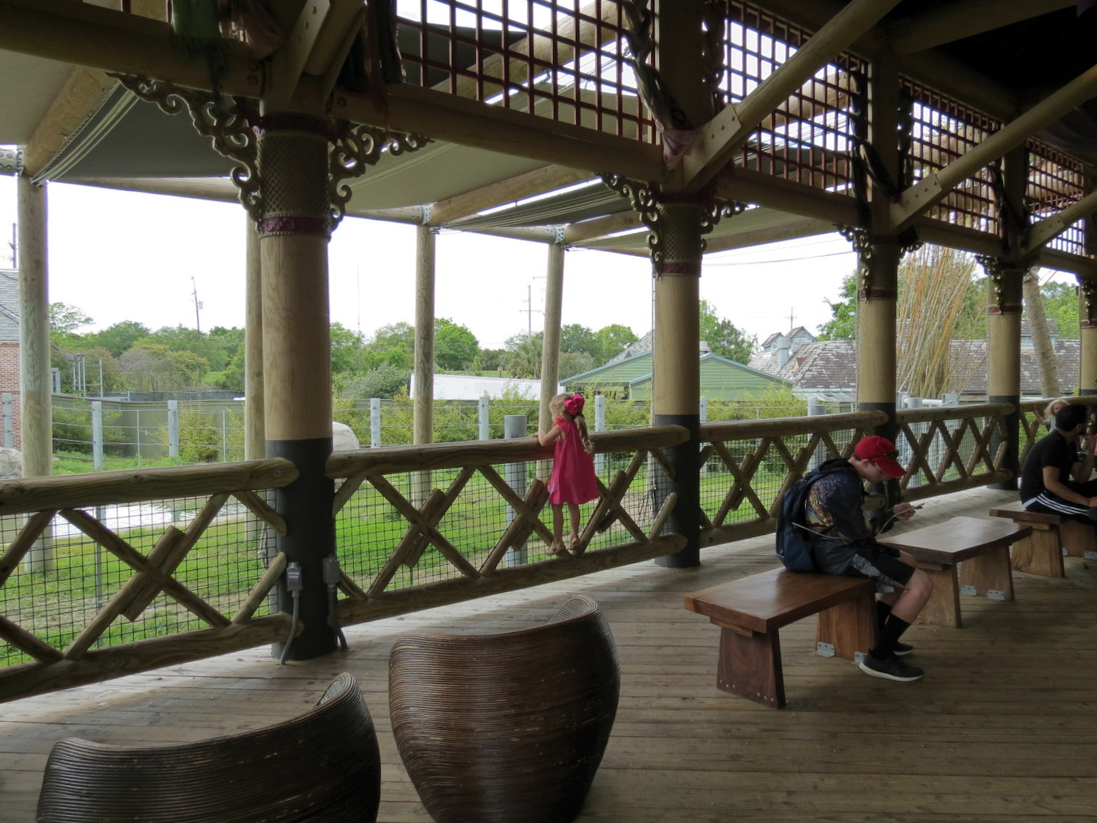 Asian Domain - Asian Elephant Exhibit Viewing Pavilion