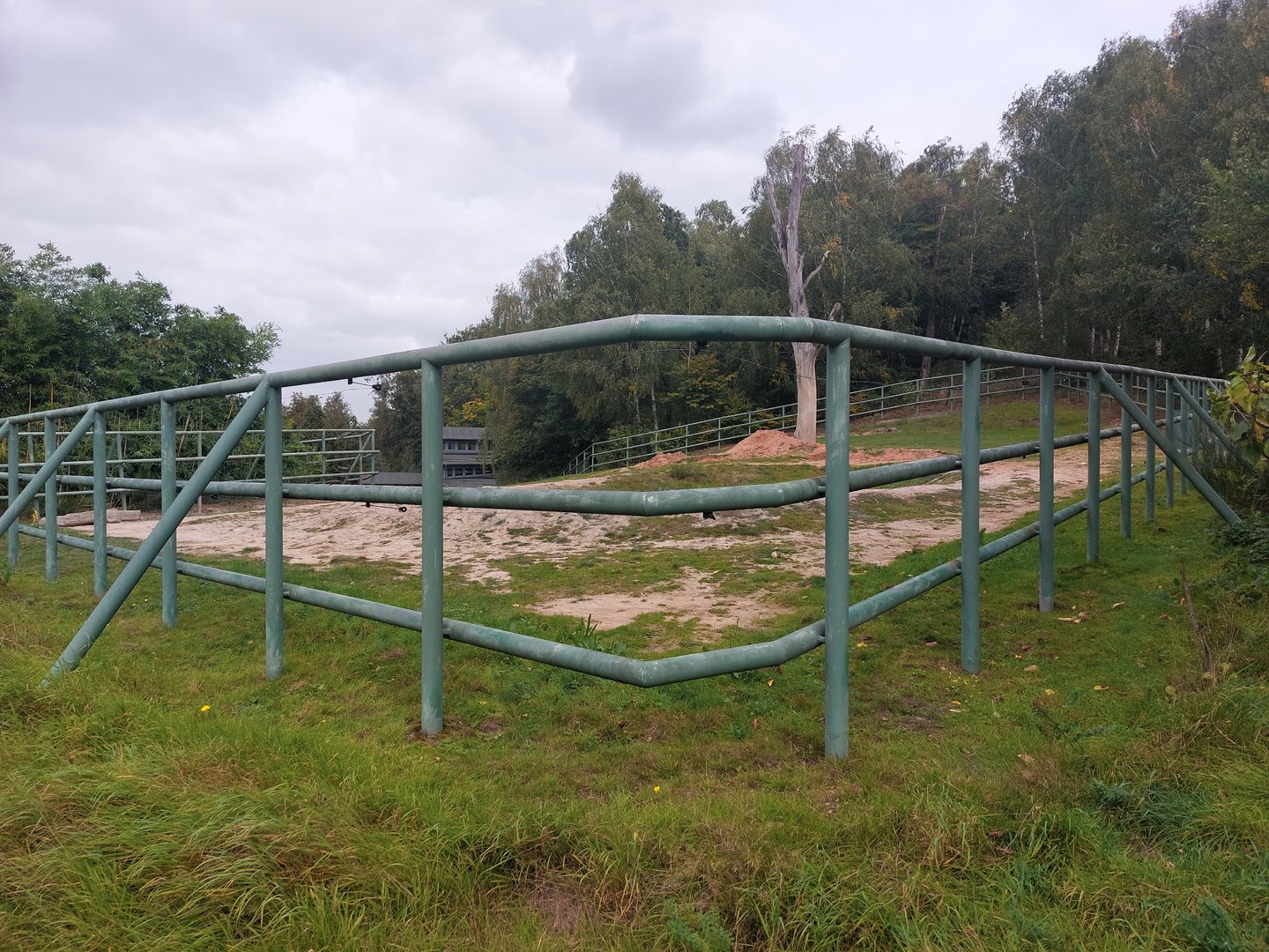 Asian elephant enclosure - upper view