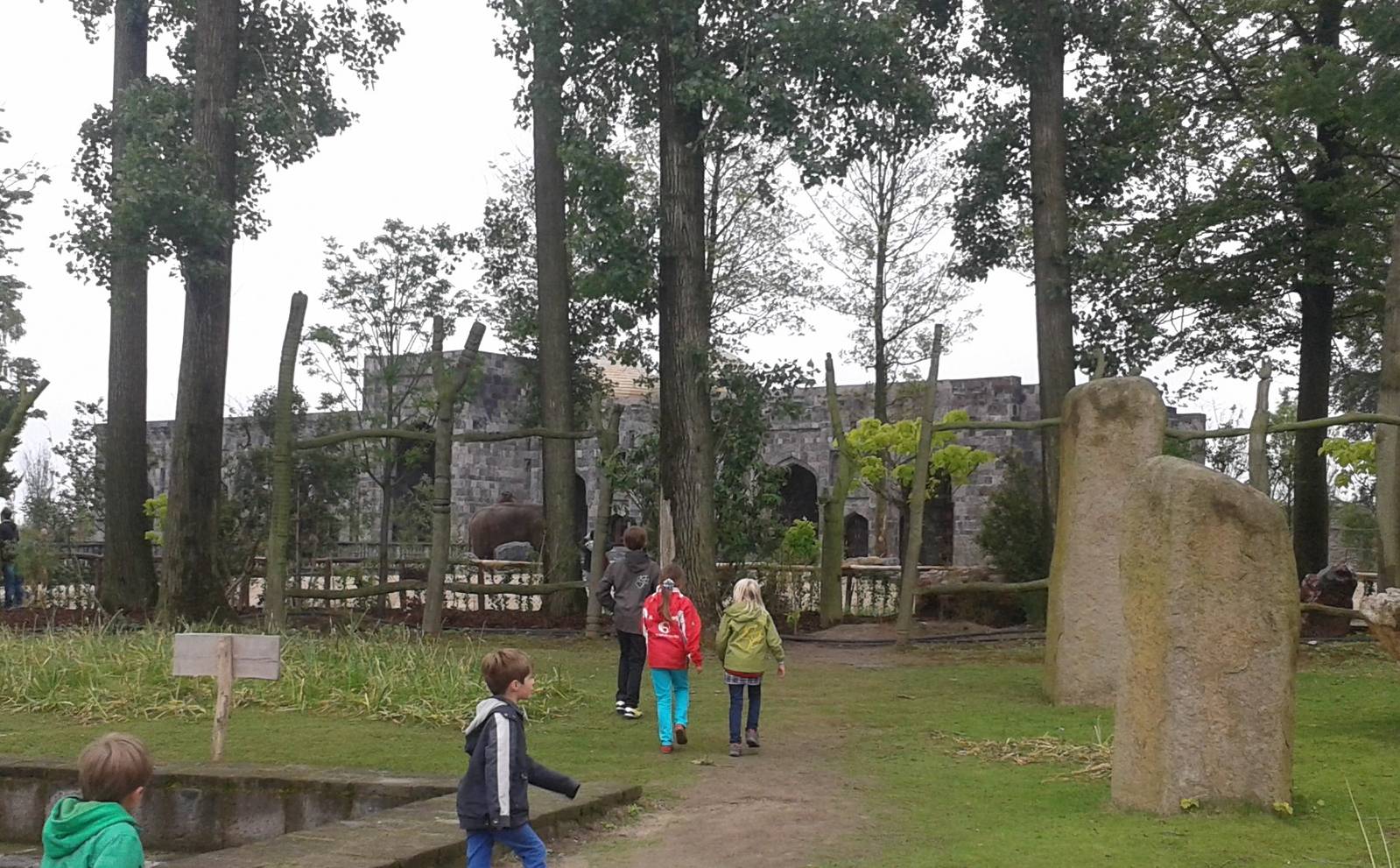 Asian  elephant enclosure