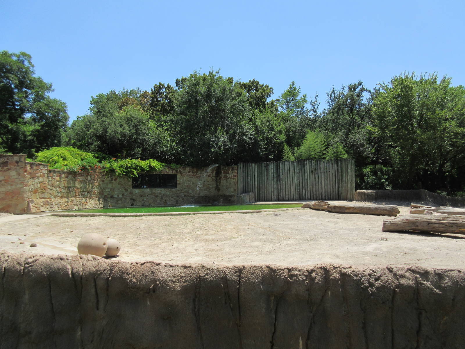 Asian Elephant Exhibit (pitifully tiny)