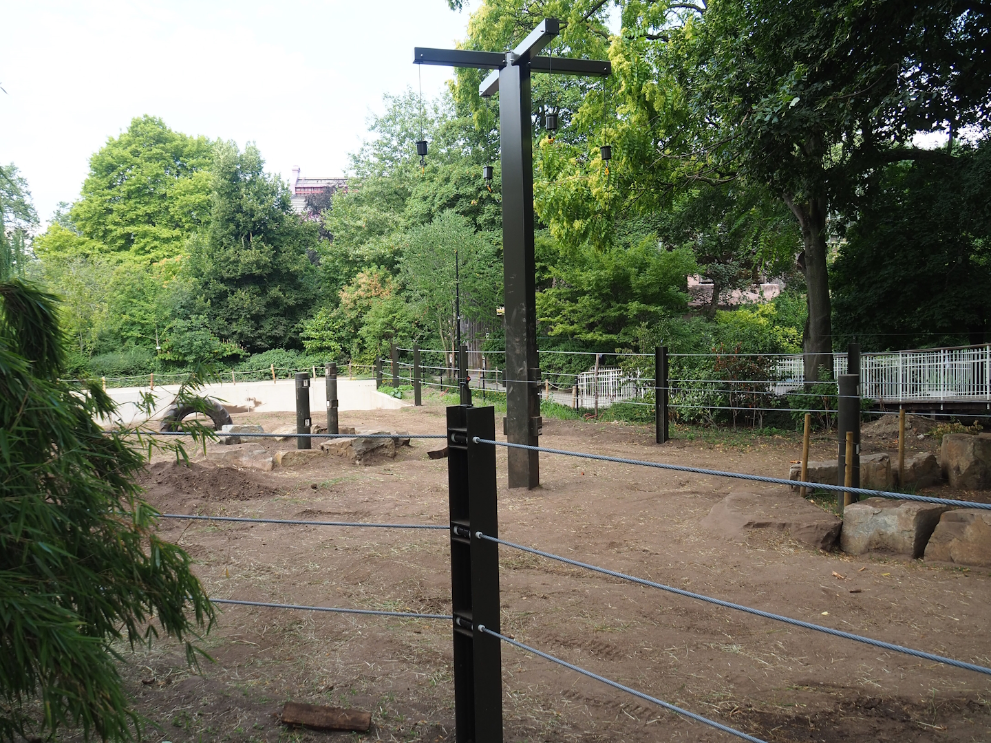 Asian elephant paddock, 2023-07-22