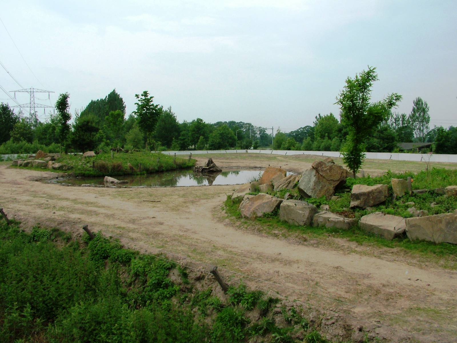 Asian Elephant Paddock at Dierenrijk, 31/05/12