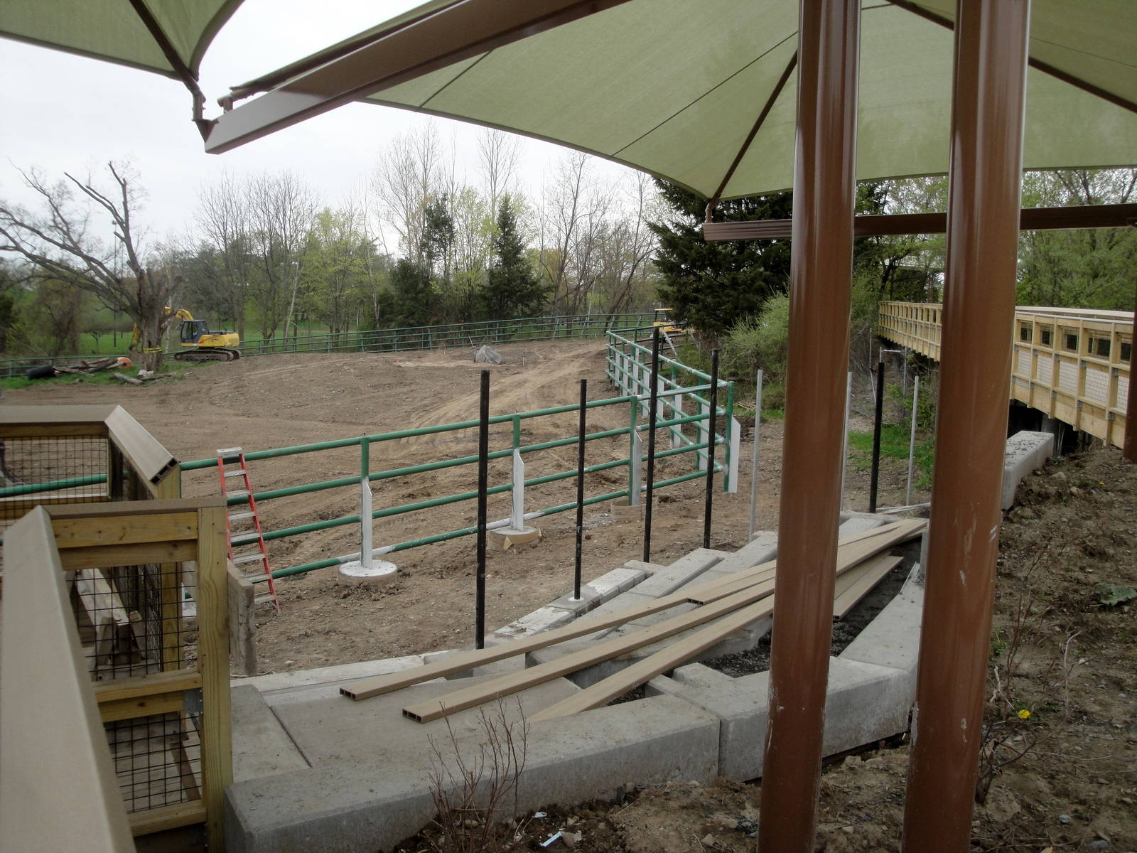 Asian Elephant Preserve Seating Area