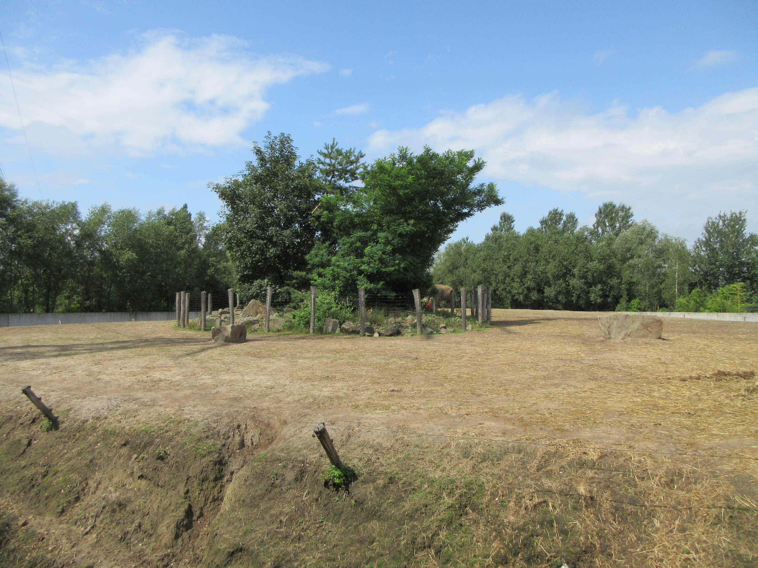 Asian Elephant/Red Deer/Chital/Crab-eating Macaque Exhibit