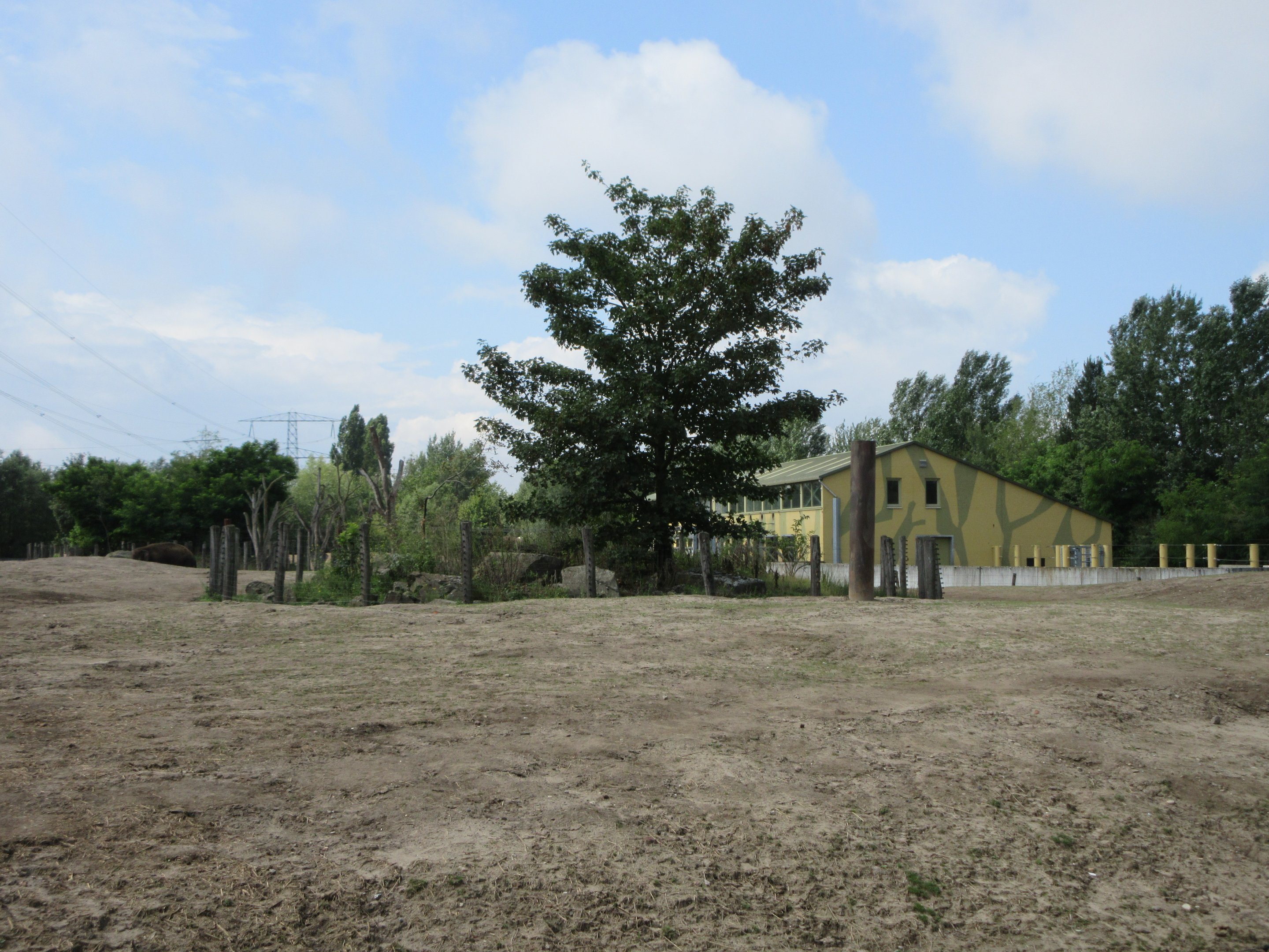 Asian Elephant/Red Deer/Chital/Crab-eating Macaque Exhibit