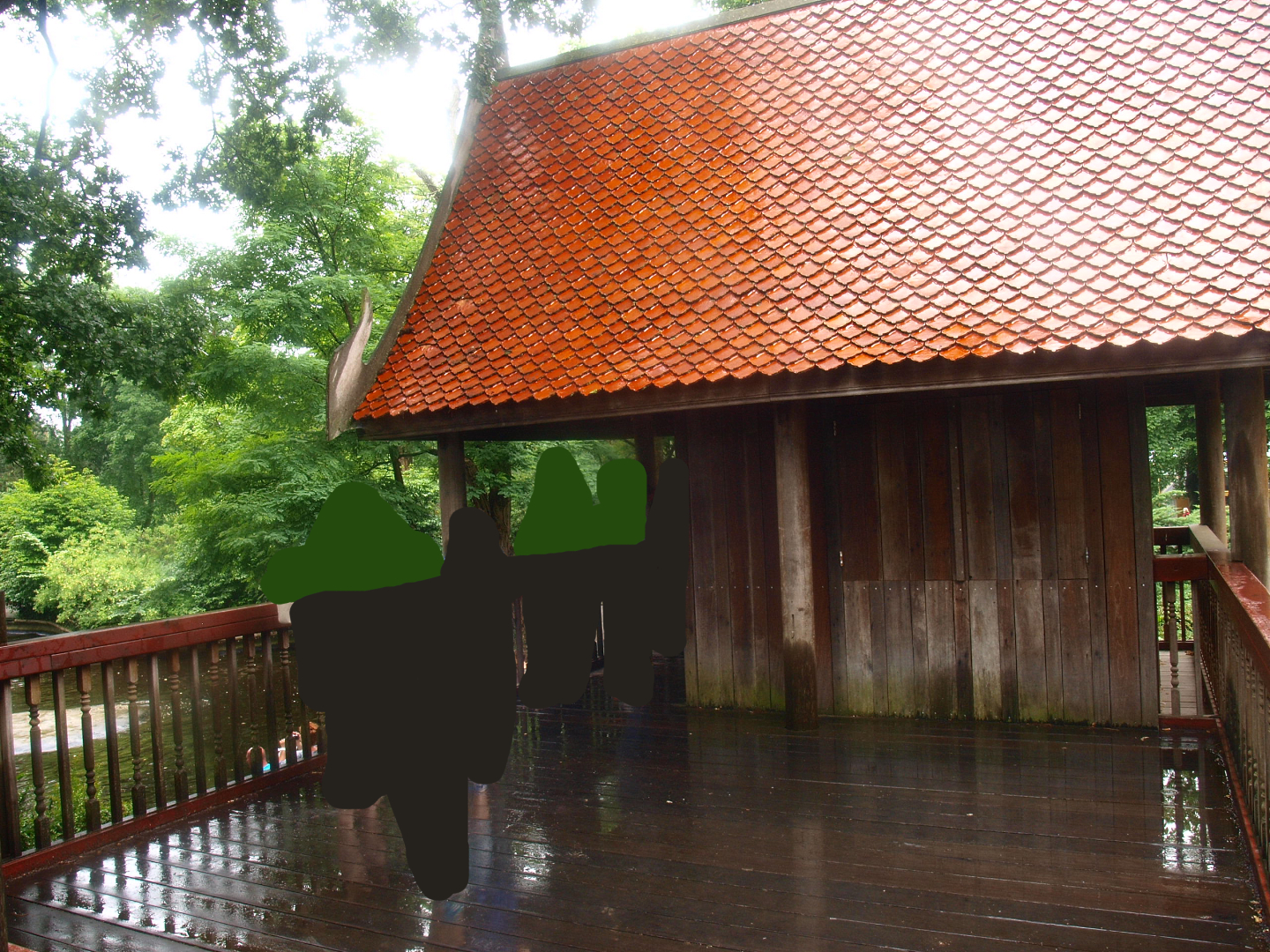 Asian elephant viewing pavilion, 2015-07-19