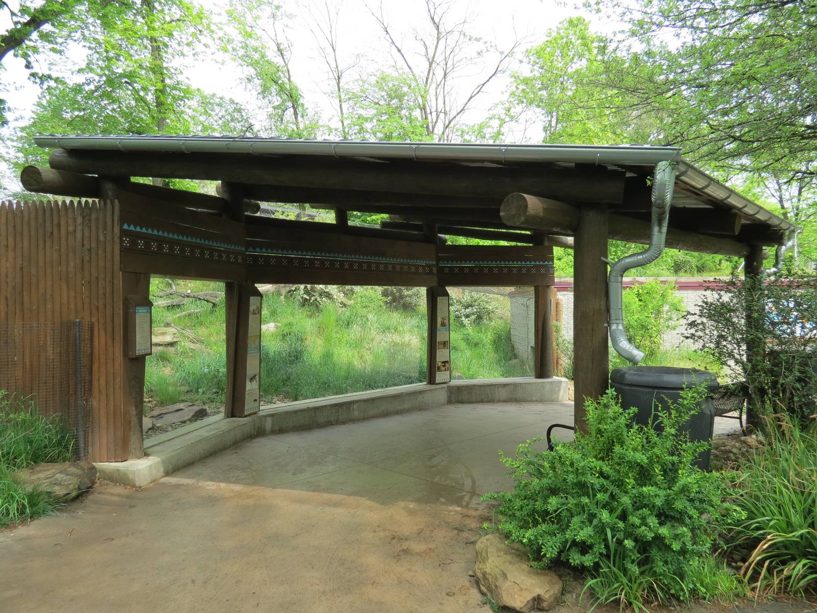 Asian Forest - Amur Leopard Exhibit Viewing Shelter