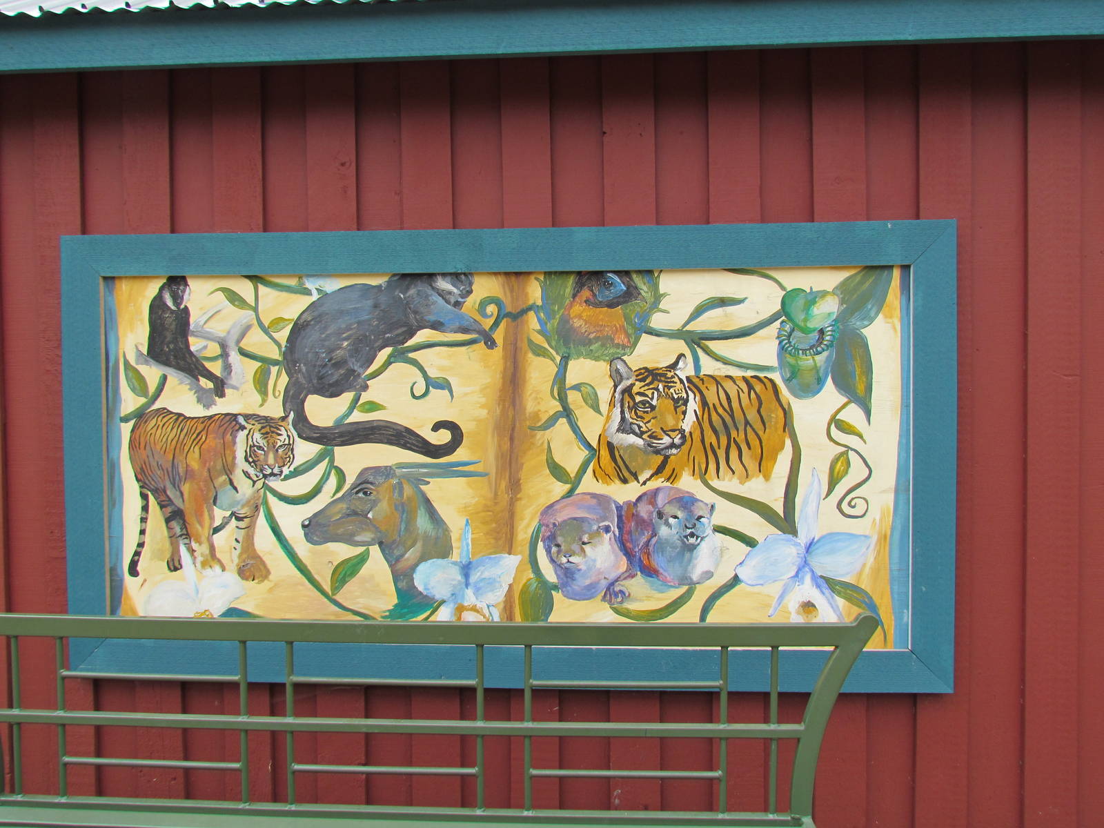 Asian Forest Sanctuary - Mural on Elephant Barn