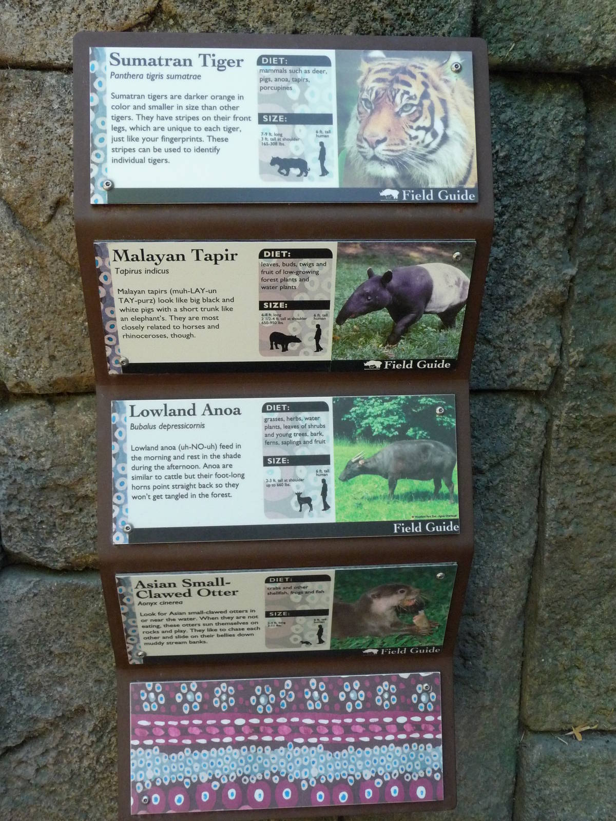 Asian Forest Sanctuary - Signage
