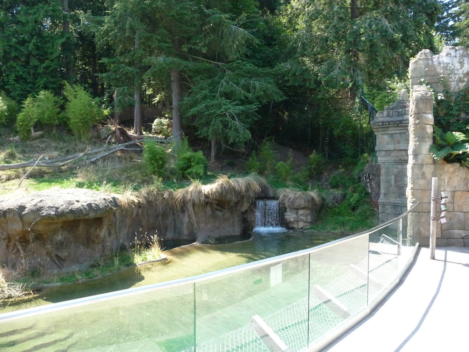 Asian Forest Sanctuary - Waterfall Panorama