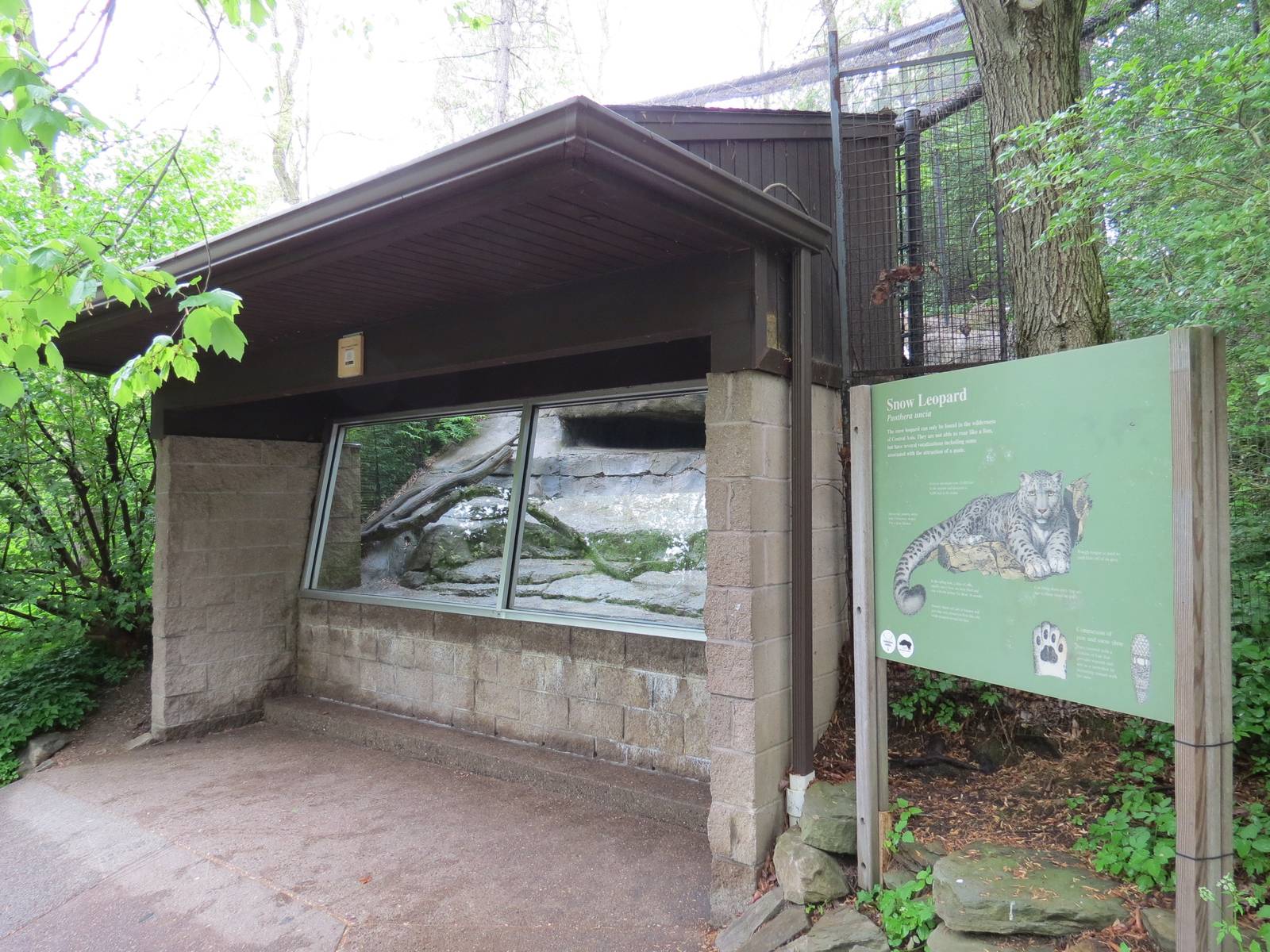 Asian Forest - Snow Leopard Exhibit Viewing Shelter