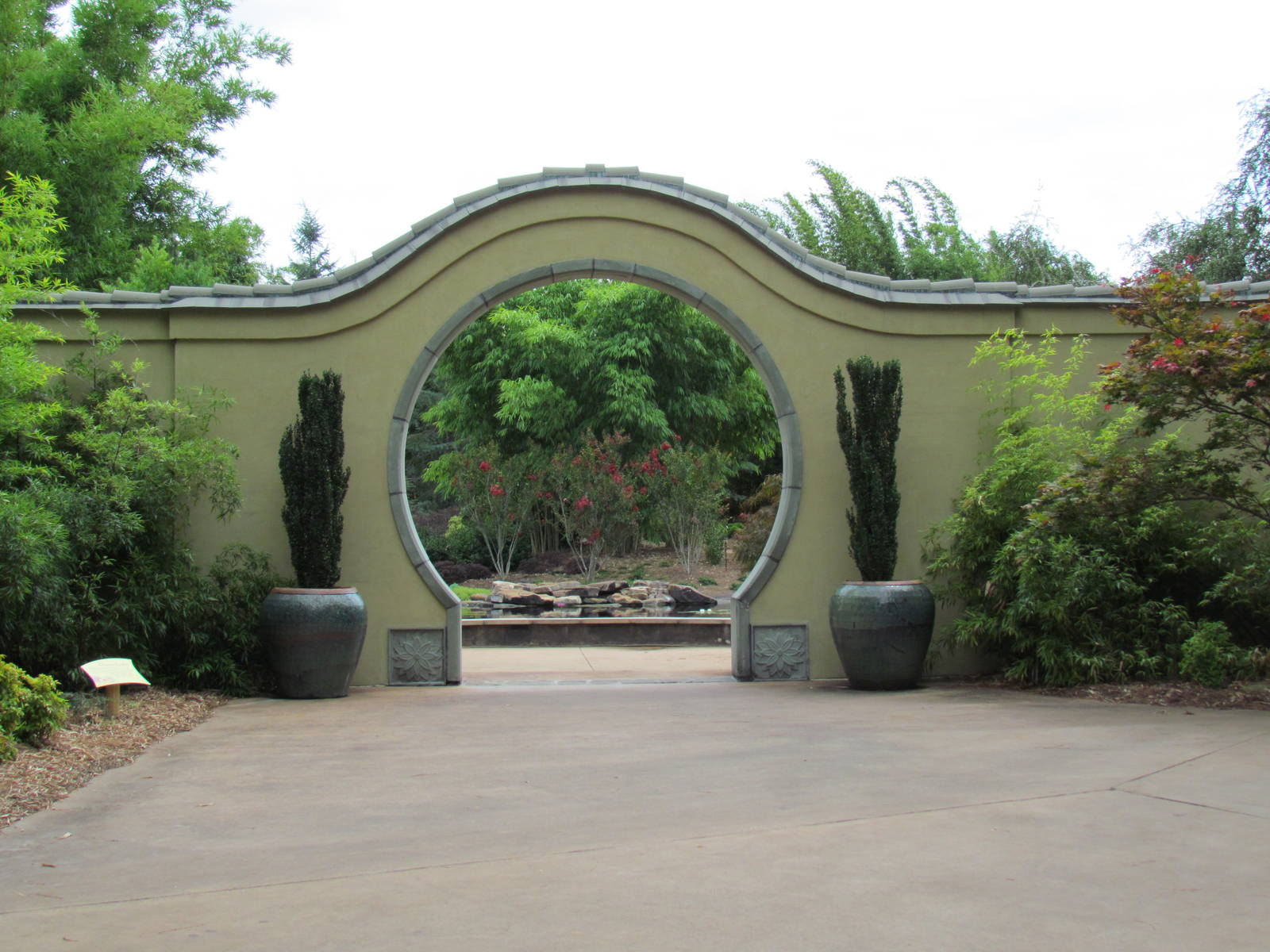 Asian Garden Entrance