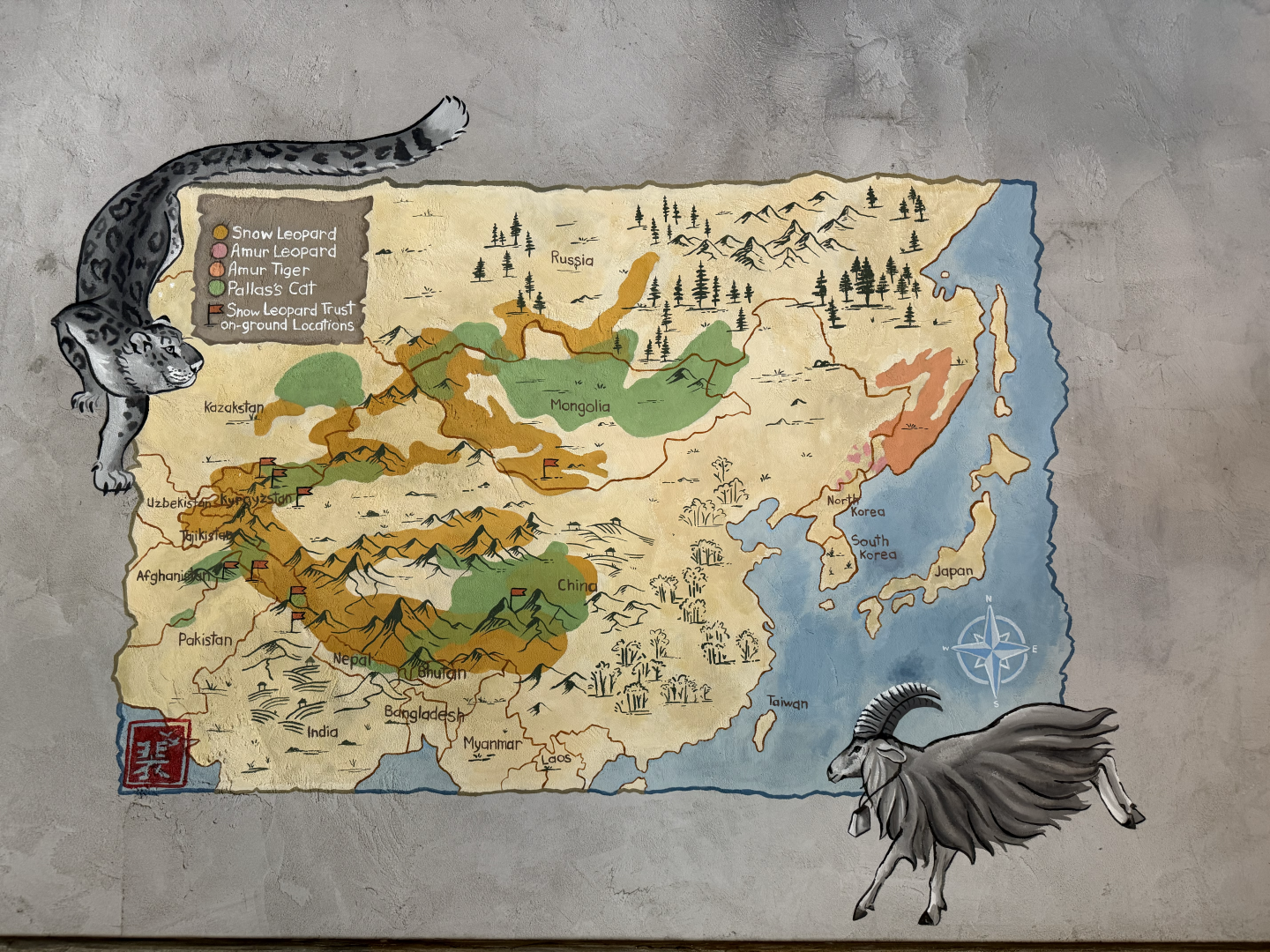 Asian Highlands - Grandma's House Mural