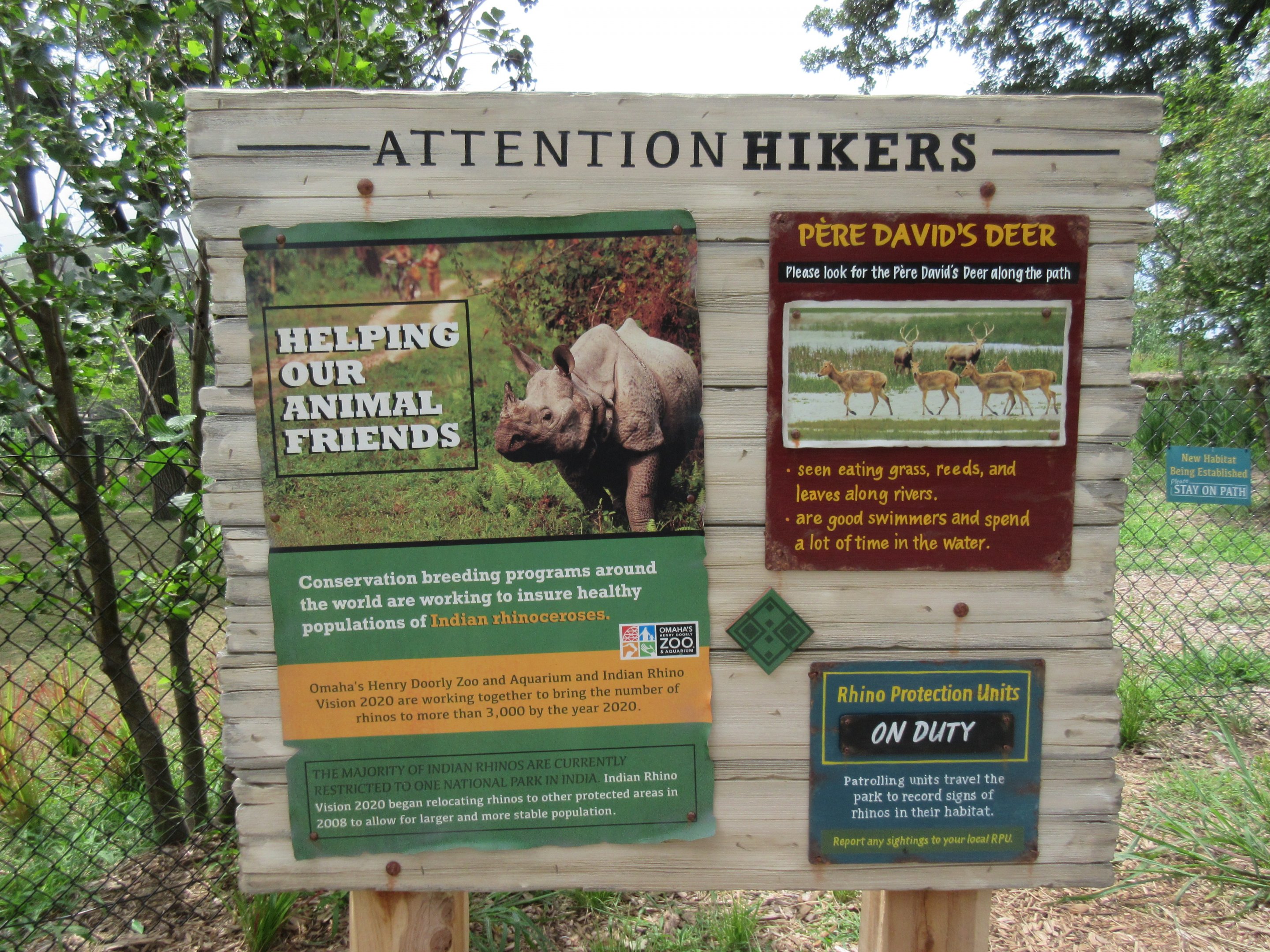 Asian Highlands: Phase One - Greater One-horned Rhino/Pere Davids Deer Exhibit