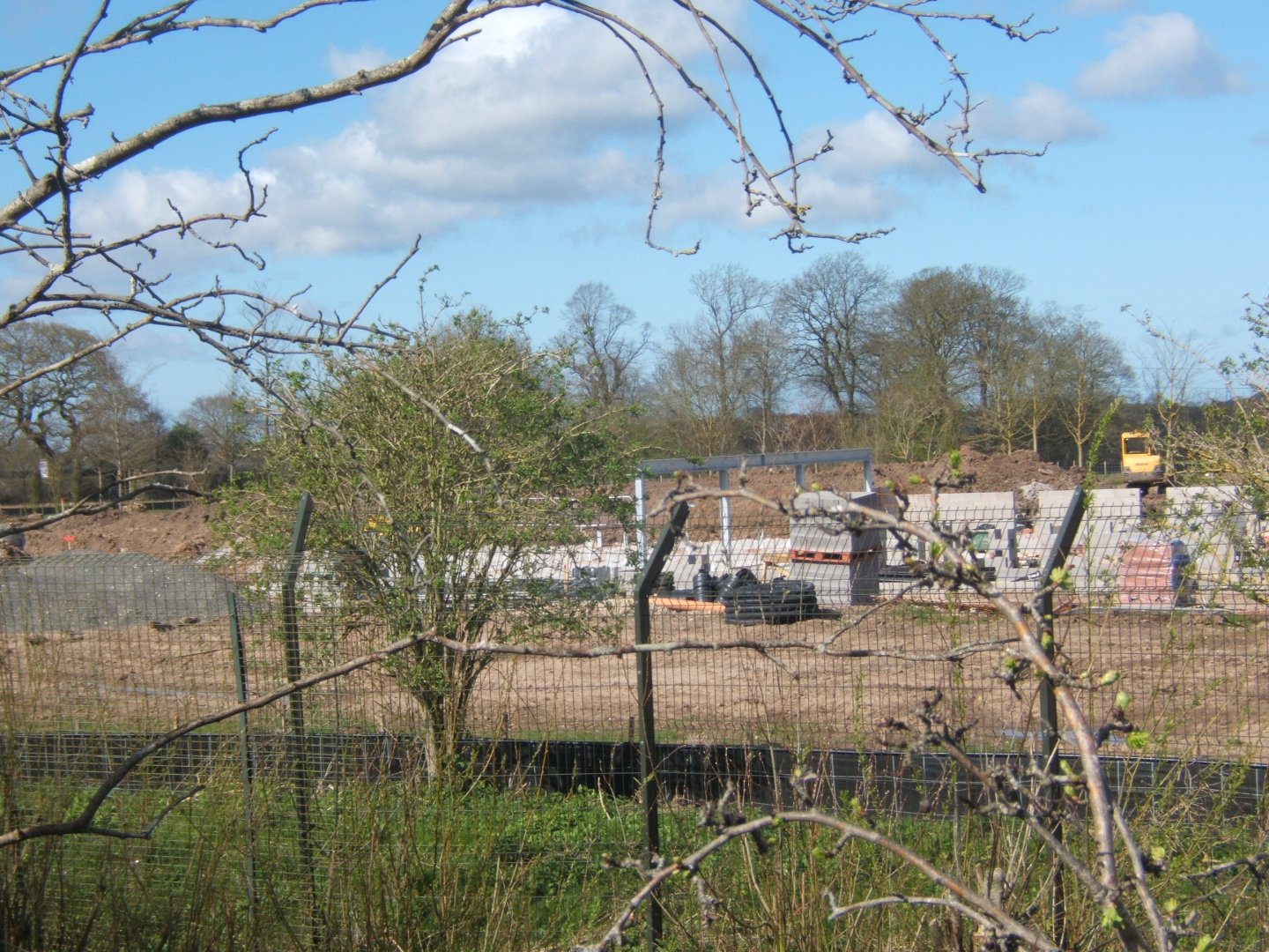 Asian Lion House and enclosure under construction 24/03/2019