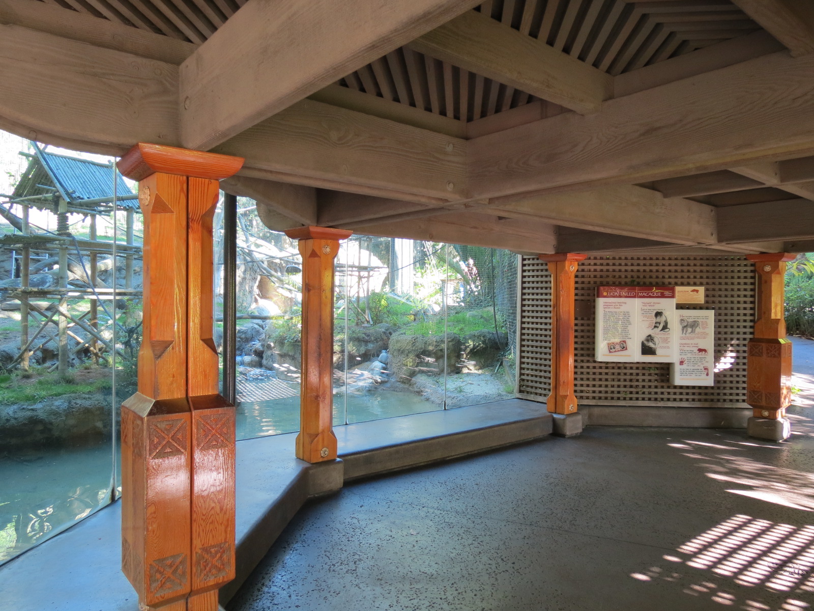 Asian Passage - Sun Bear Forest - Lion-tailed Macaque Exhibit