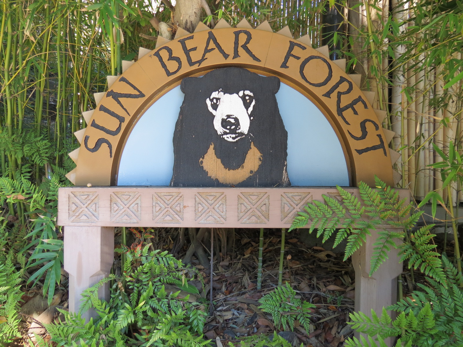 Asian Passage - Sun Bear Forest - Sign