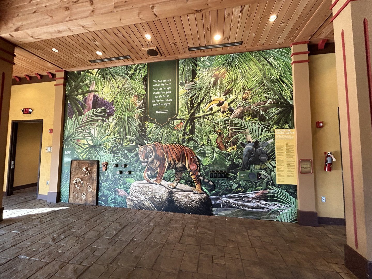 Asian Rainforest Mural - Asian Trek