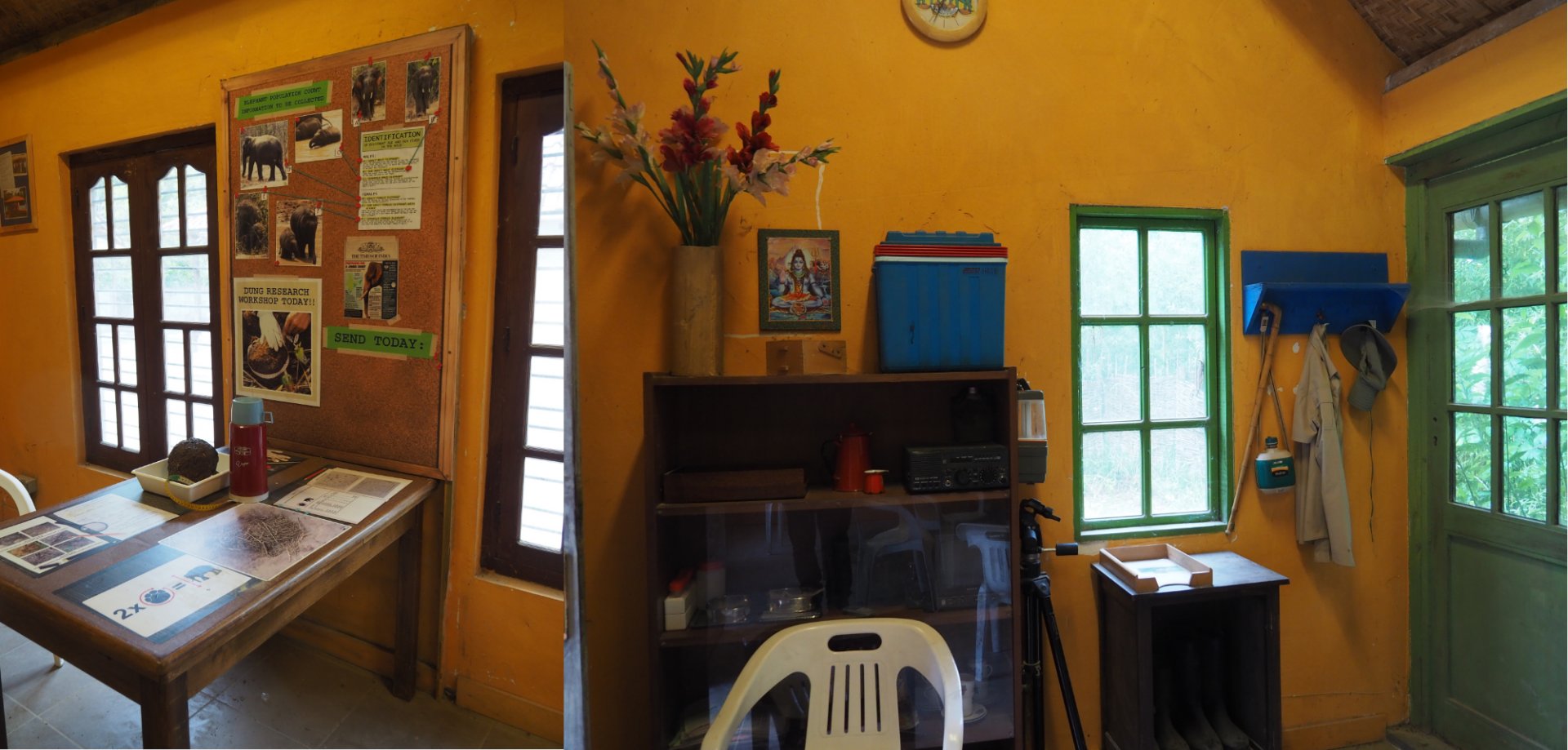 Asian section theming - Kerala Village, Inside the Kerala Conservation Center, 2020-07-14