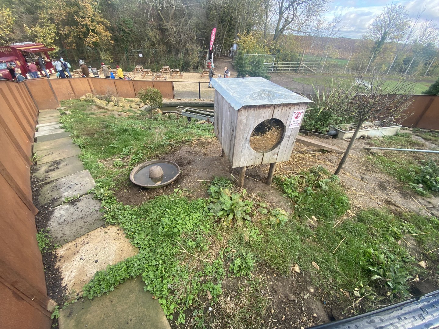 Asian small-clawed otter enclosure 021125
