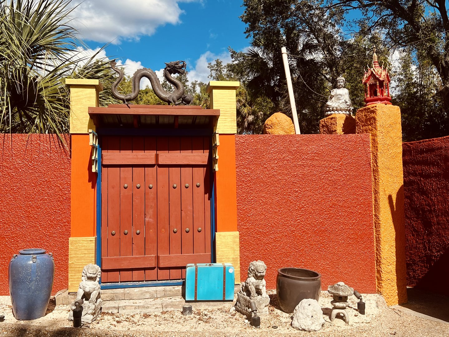 “Asian” themed maintenance access