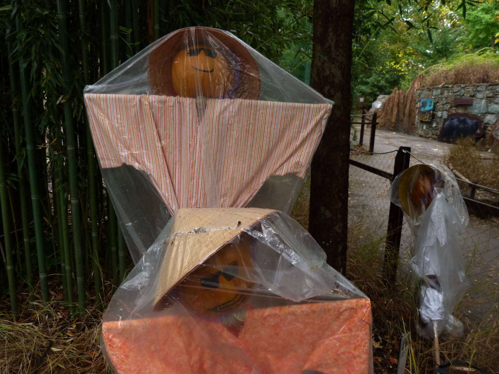 Asian Trail Scarecrows