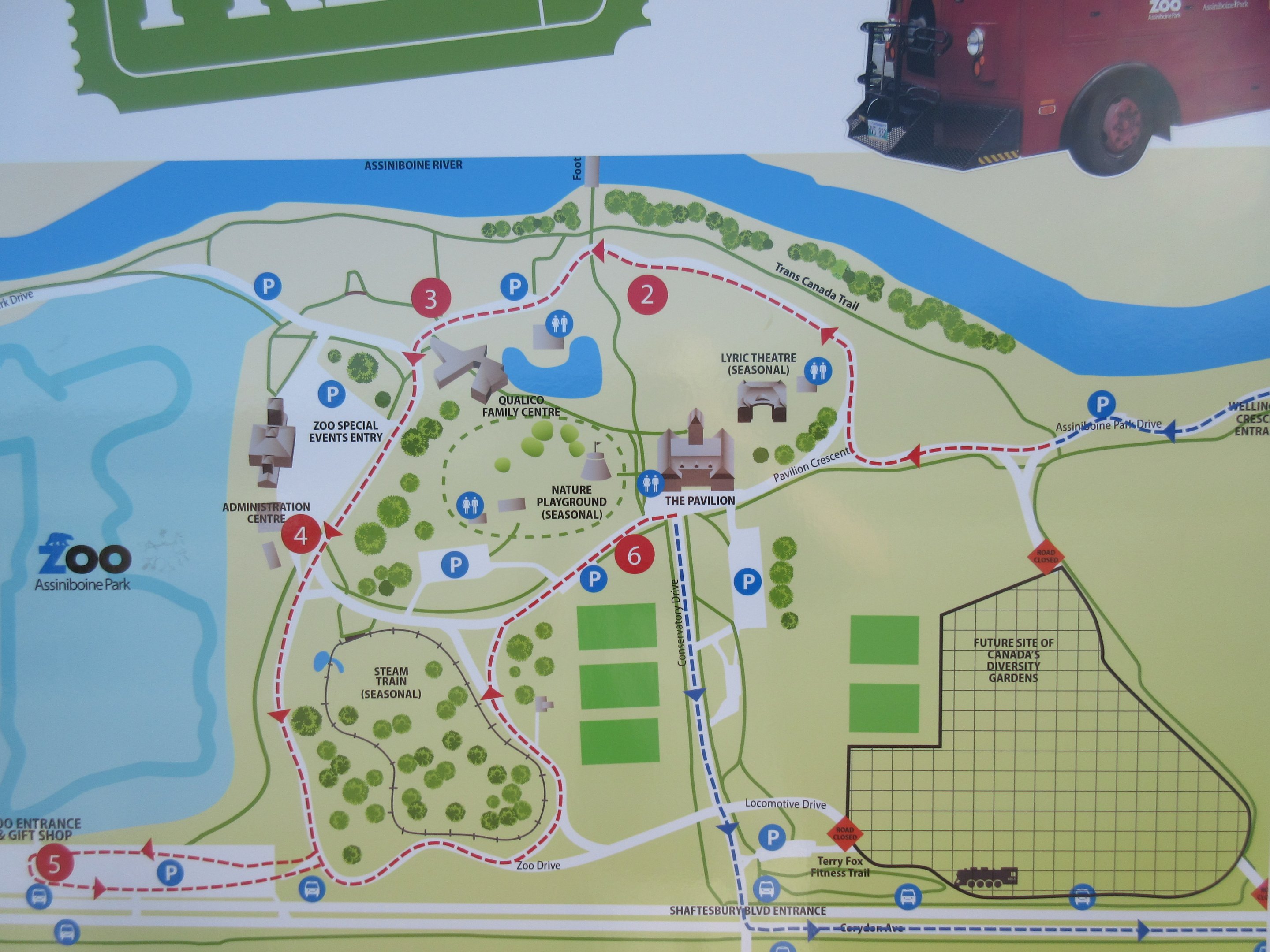 Assiniboine Park Map