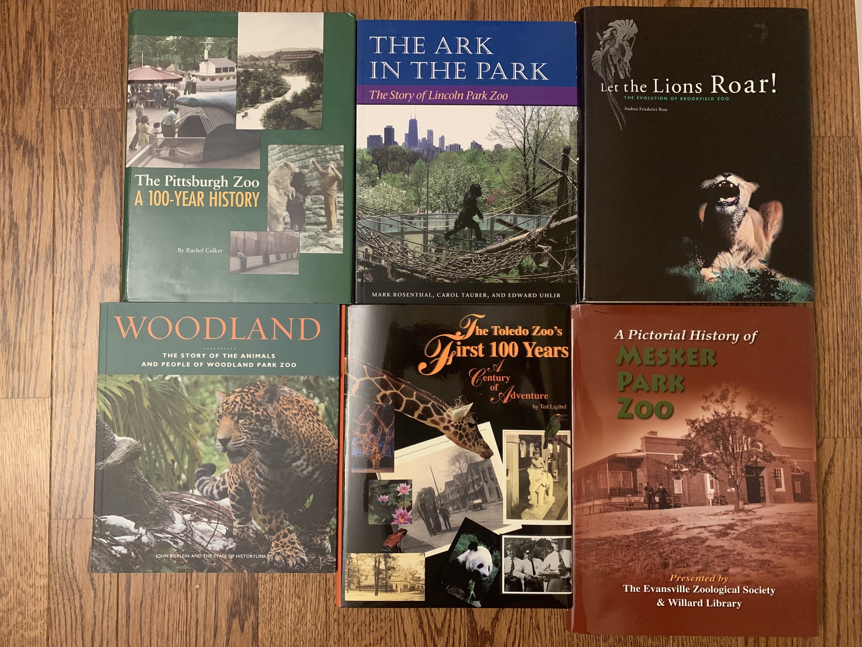 Assorted zoo books