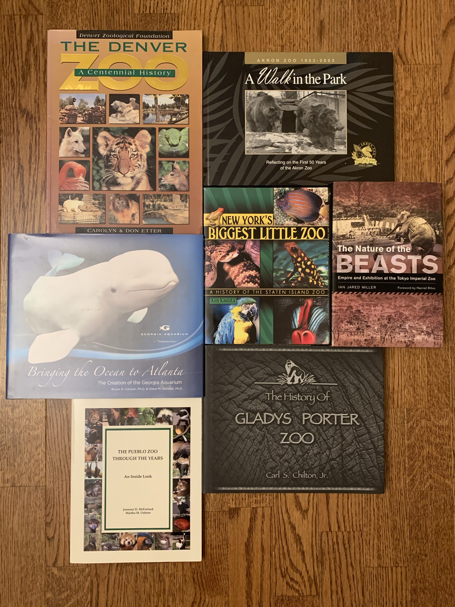 Assorted zoo books
