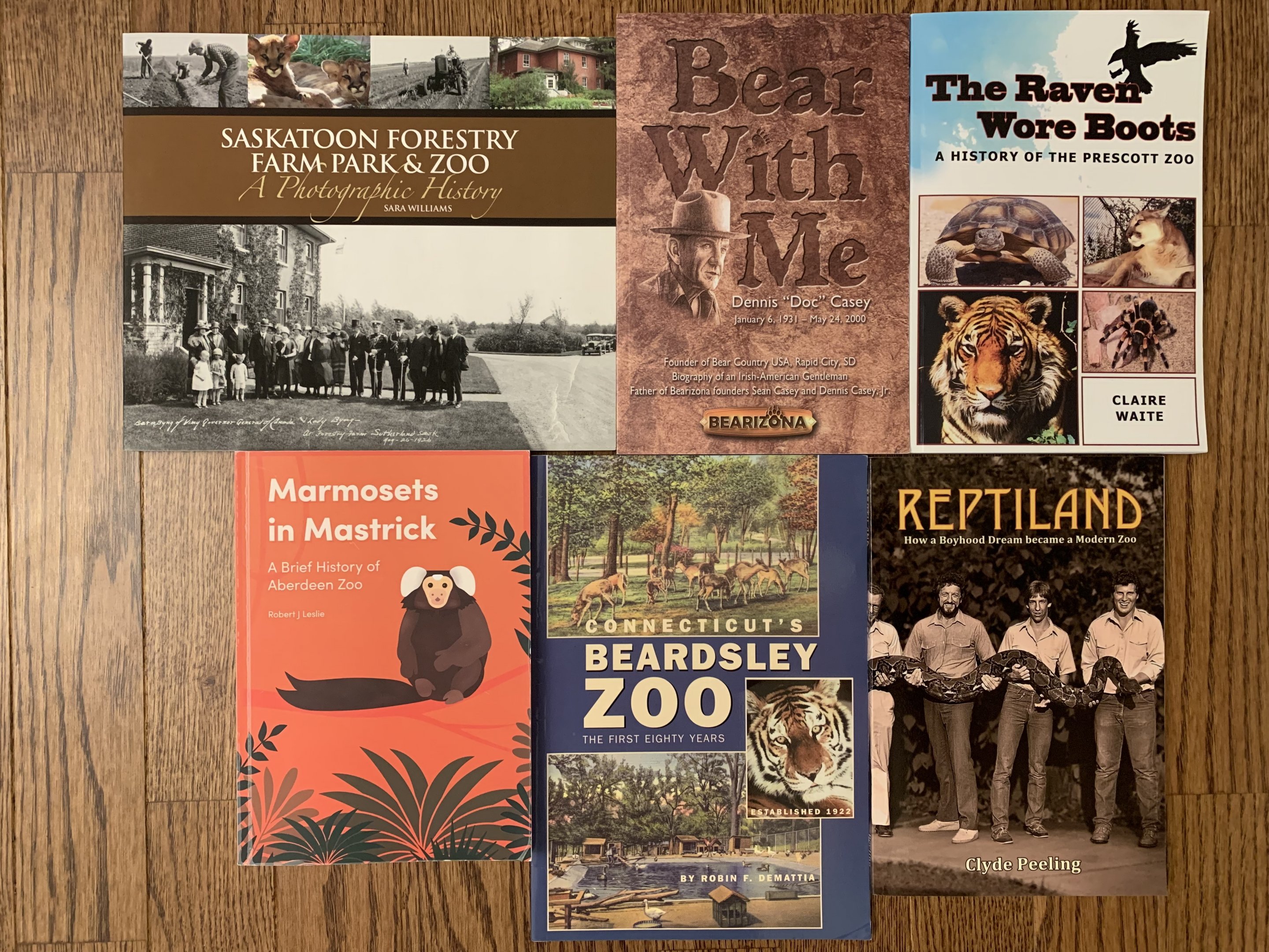 Assorted zoo books