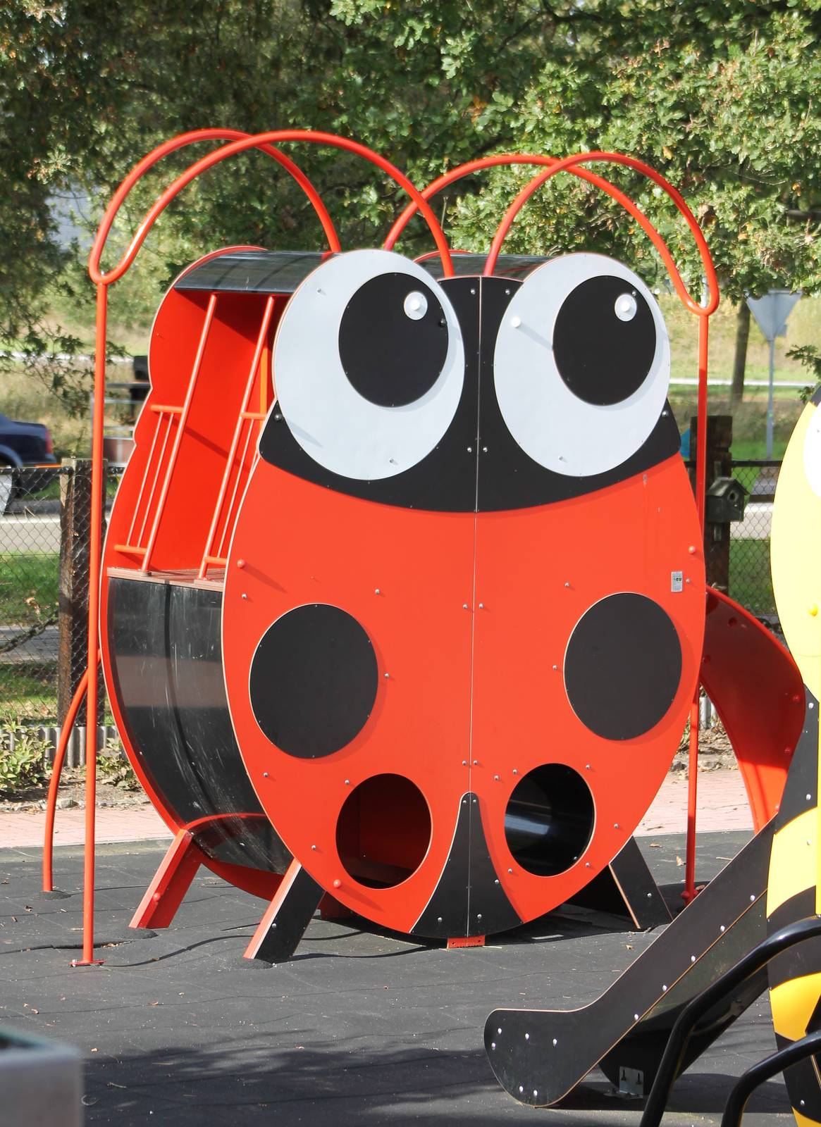 At the playing ground