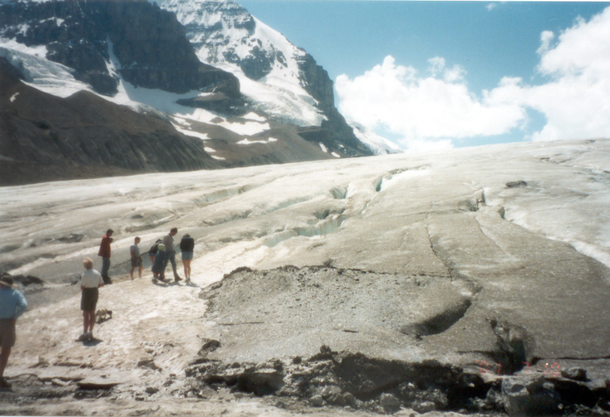 Athabasca Glacier, Canadian Rockies, July 2001