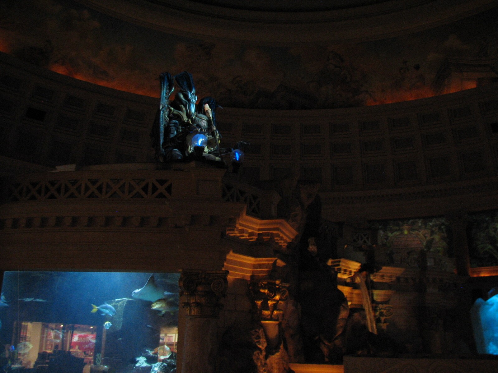Atlantis Aquarium in Forum Shops at Caesar's Palace in Las Vegas - 'Fall of